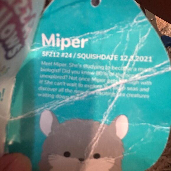 SQUISHMALLOW MIPER MOUSE STUFFED ANIMAL SQUISH DATE 12.3.2021 - Picture 8 of 11